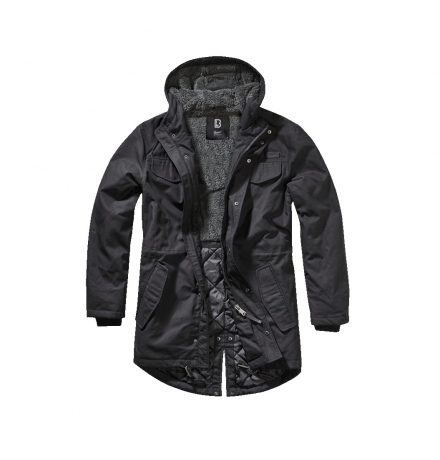 Marsh Lake Teddyparka schwarz