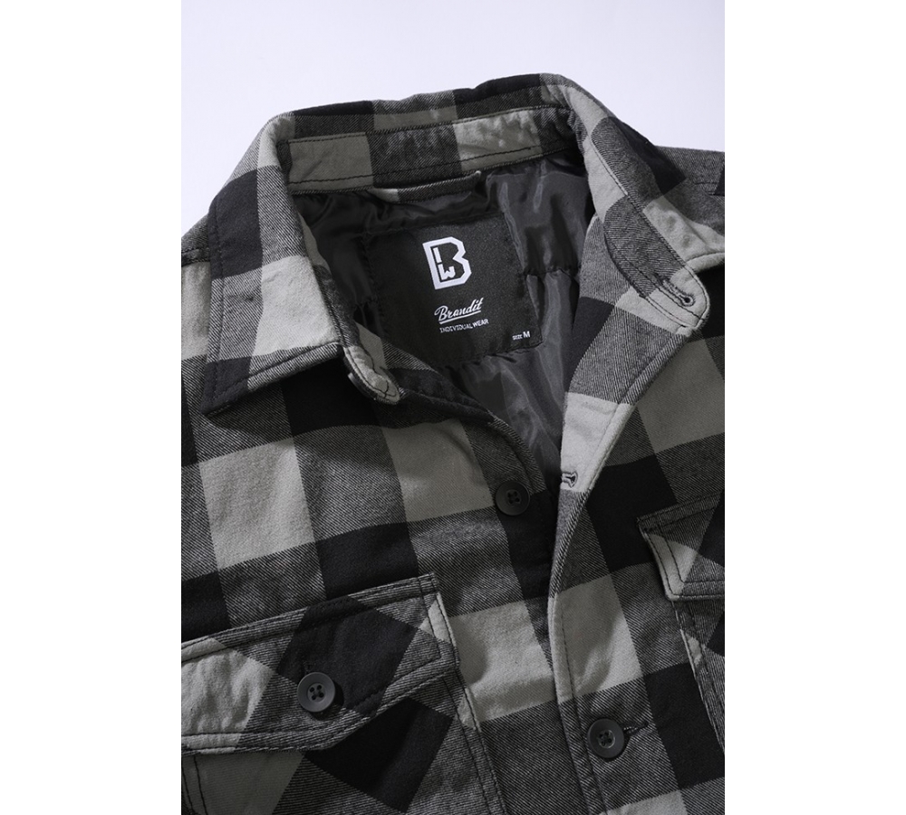 Lumber Jacket schwarz/anthrazit