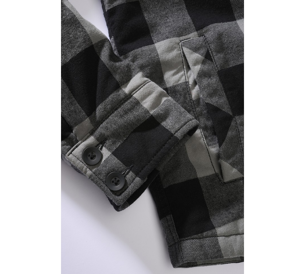 Lumber Jacket schwarz/anthrazit