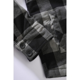Lumber Jacket schwarz/anthrazit