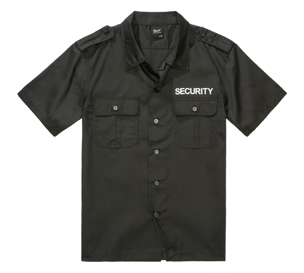 Security US Shirt Short Sleeve black