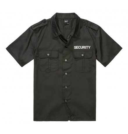 Security US Shirt Short Sleeve black