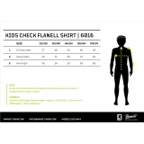 Kids Check Shirt Long Sleeve red/black