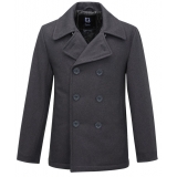 Chaqueta Pea Coat antracita