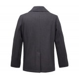Chaqueta Pea Coat antracita