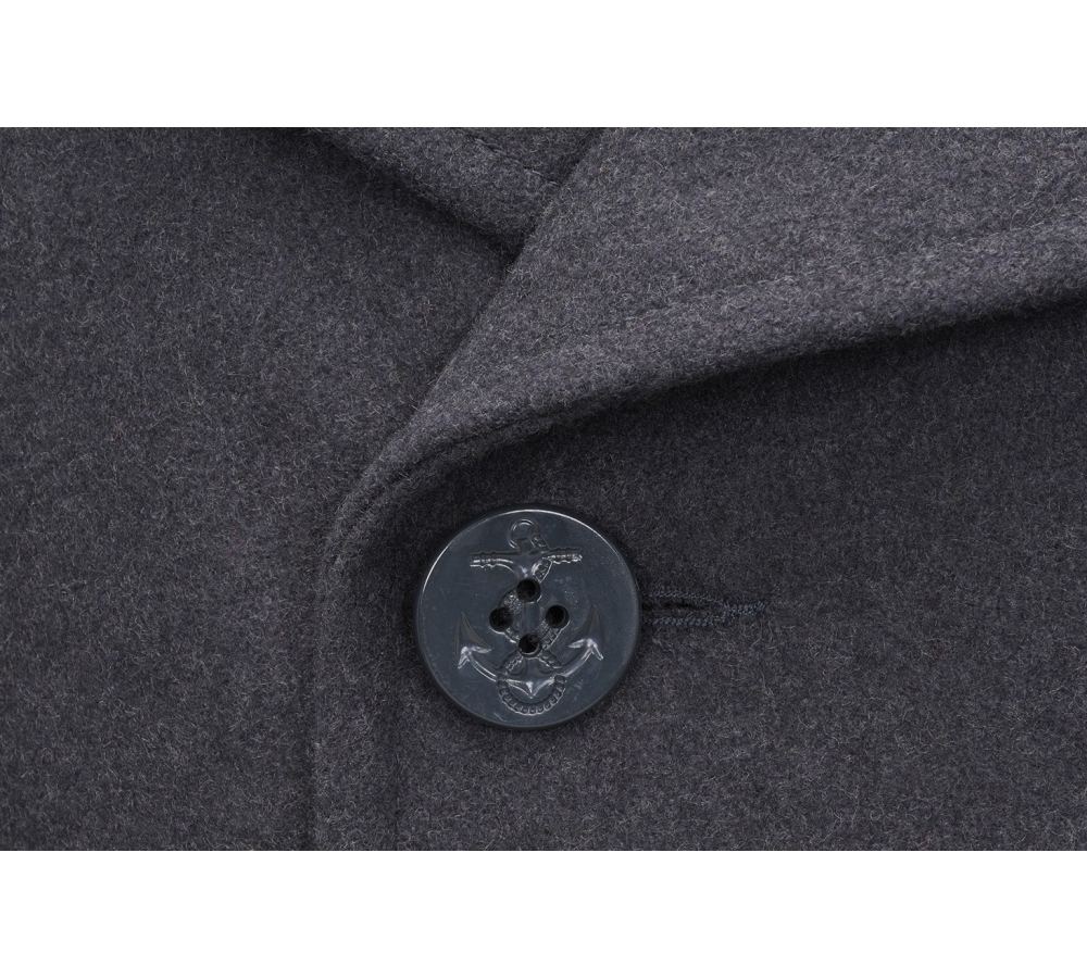 Chaqueta Pea Coat antracita