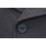 Chaqueta Pea Coat antracita