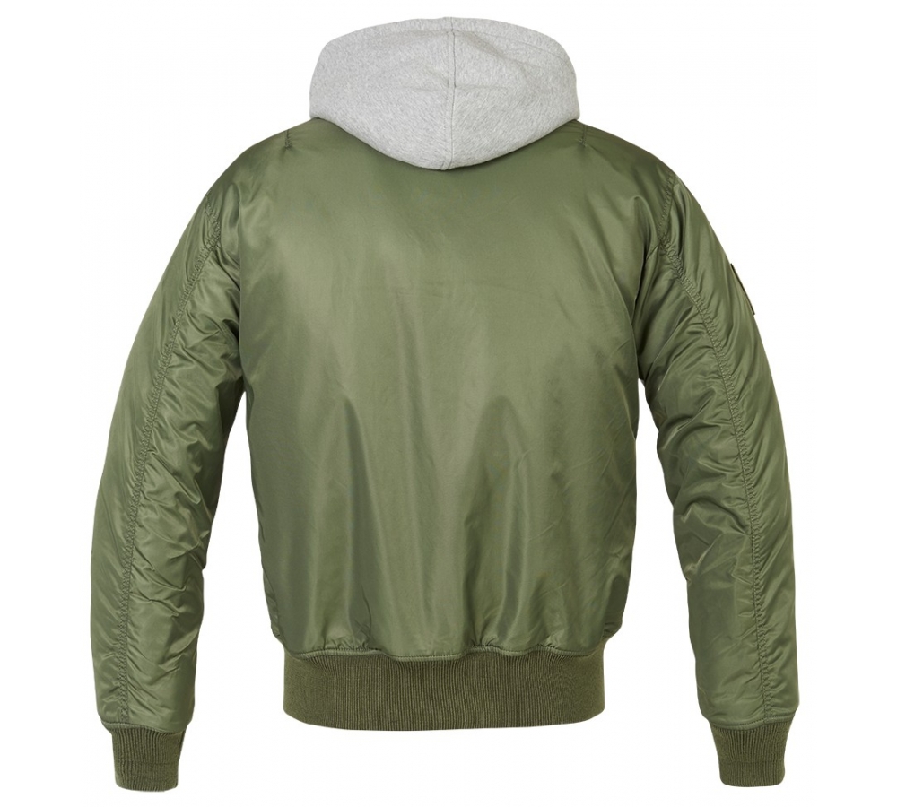 Chaqueta MA1 con Capucha de Sudadera