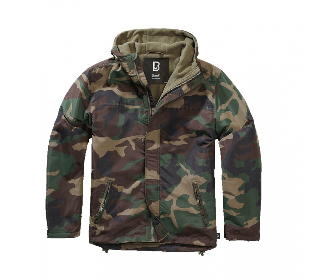 Frontzip Windbreaker woodland