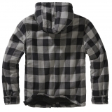 Lumber Jacket Hooded schwarz/anthrazit