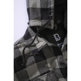 Lumber Jacket Hooded schwarz/anthrazit