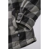 Lumber Jacket Hooded schwarz/anthrazit
