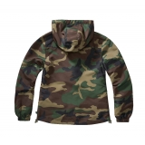 Women Summer Frontzip Windbreaker woodland