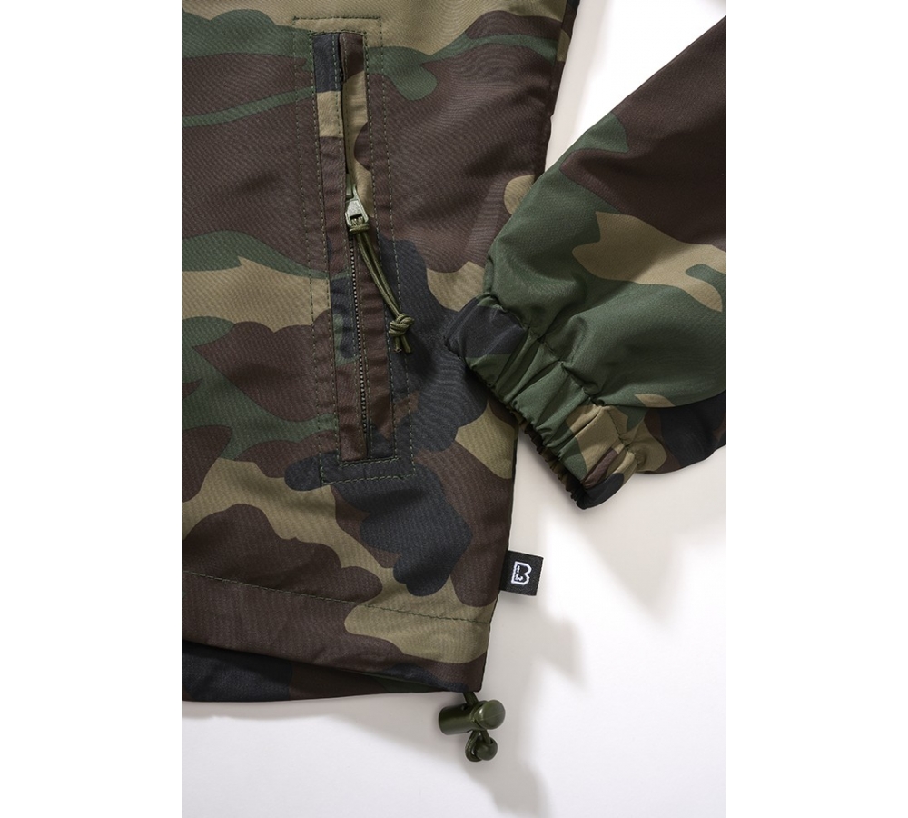 Women Summer Frontzip Windbreaker woodland