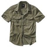 Vintage Shirt Short Sleeve olive