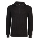 Marynarski sweter Troyer czarny