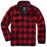 Teddyfleece Troyer red/black
