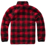 Teddyfleece Troyer red/black
