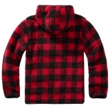 Pull Ouvrier Teddyfleece rouge/noir