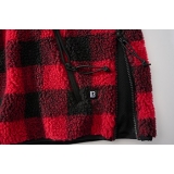 Pull Ouvrier Teddyfleece rouge/noir