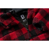 Pull Ouvrier Teddyfleece rouge/noir