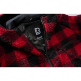 Veste Ouvrier Teddyfleece rouge/noir