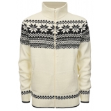 Norwegian Cardigan white
