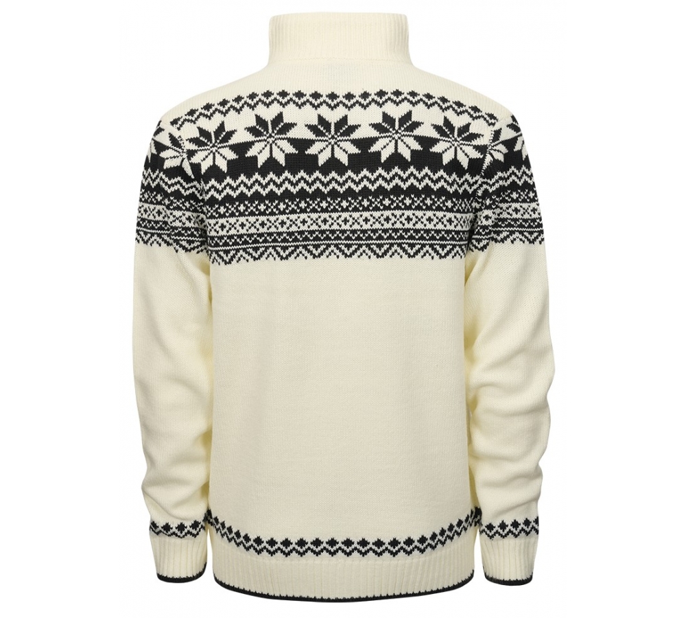 Norwegian Cardigan white