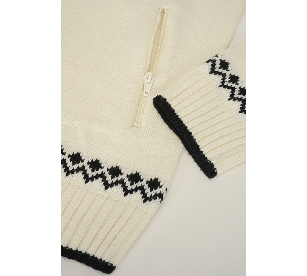 Norwegian Cardigan white