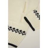 Norwegian Cardigan white