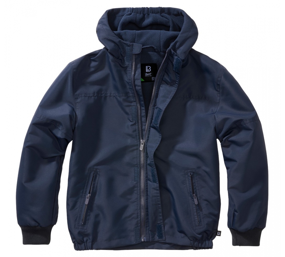 Kids Frontzip Windbreaker navy