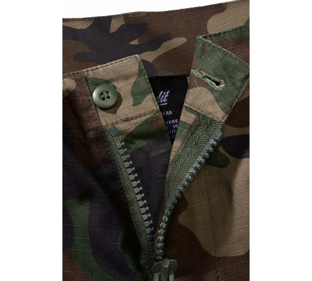 Short BDU Ripstop Enfant camouflage forêt