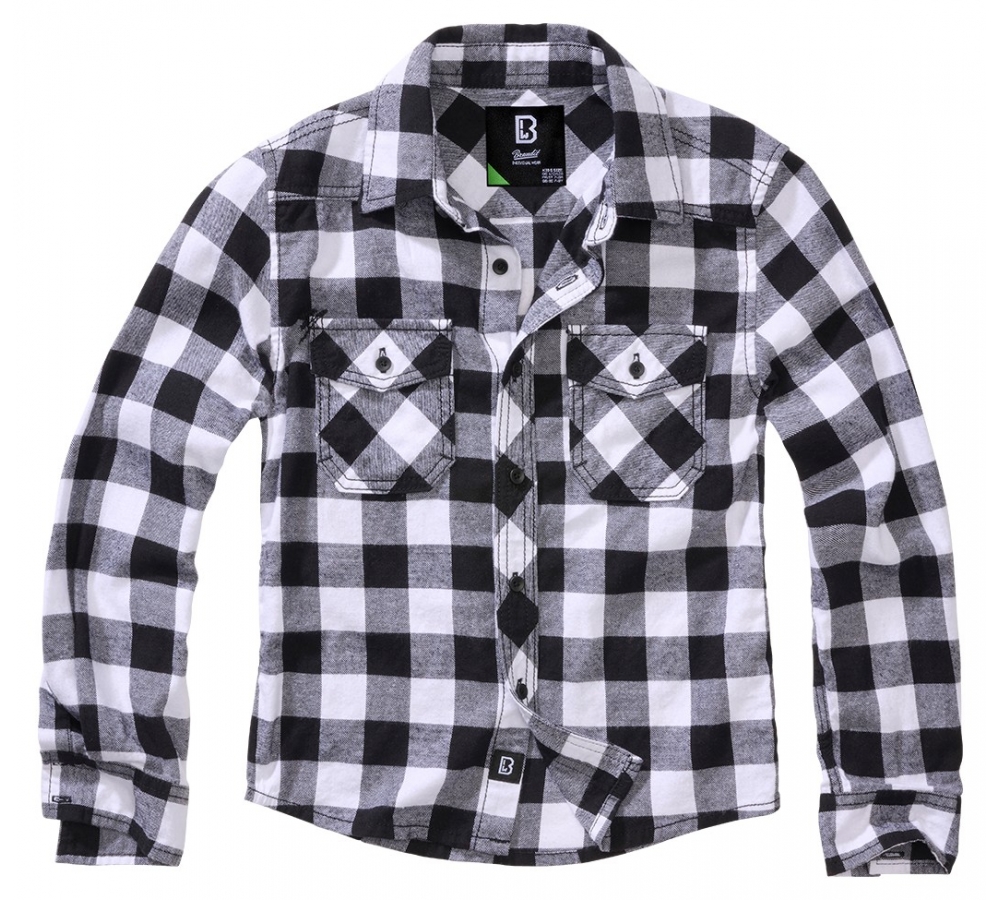 Kids Check Shirt Long Sleeve