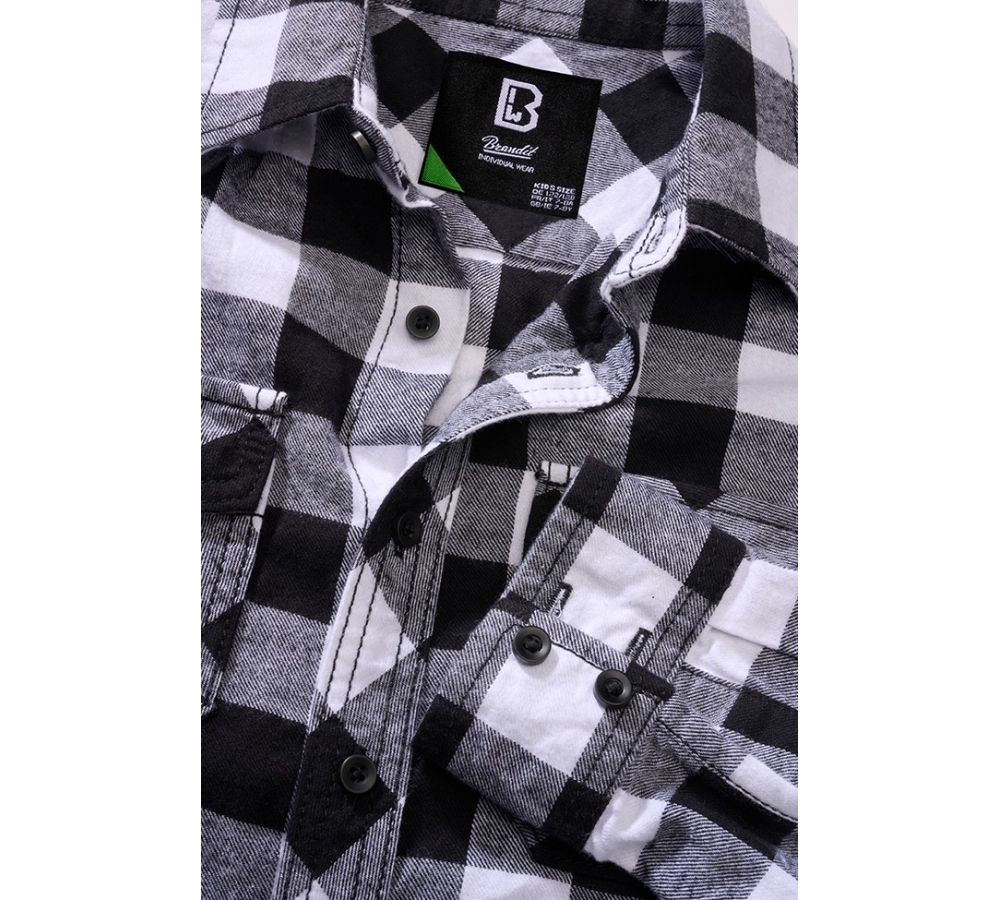 Kids Check Shirt Long Sleeve