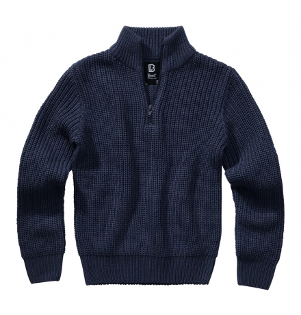 Kids Marine Pullover Troyer navy