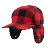 Lumberjack Winter Cap, rot/schwarz, Brandit