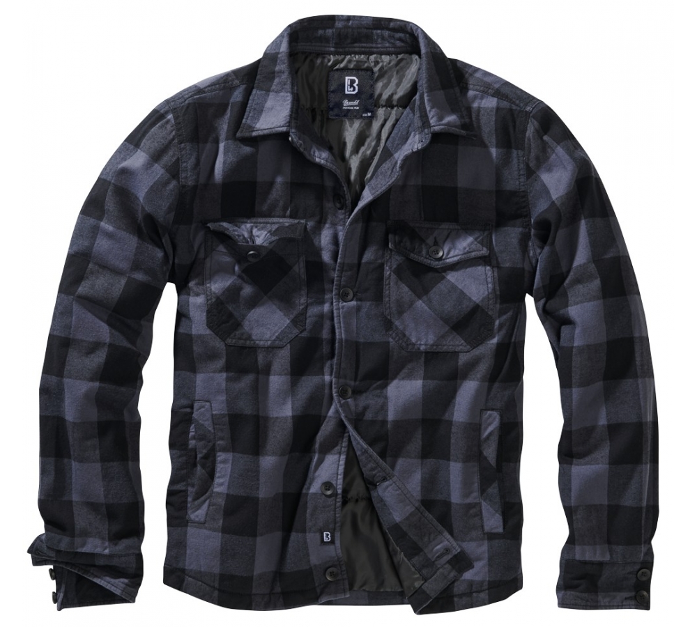 Lumber Jacket black/grey