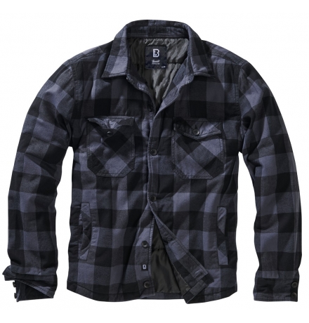 Lumber Jacket black/grey