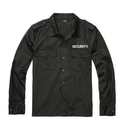Security US Shirt Long Sleeve black