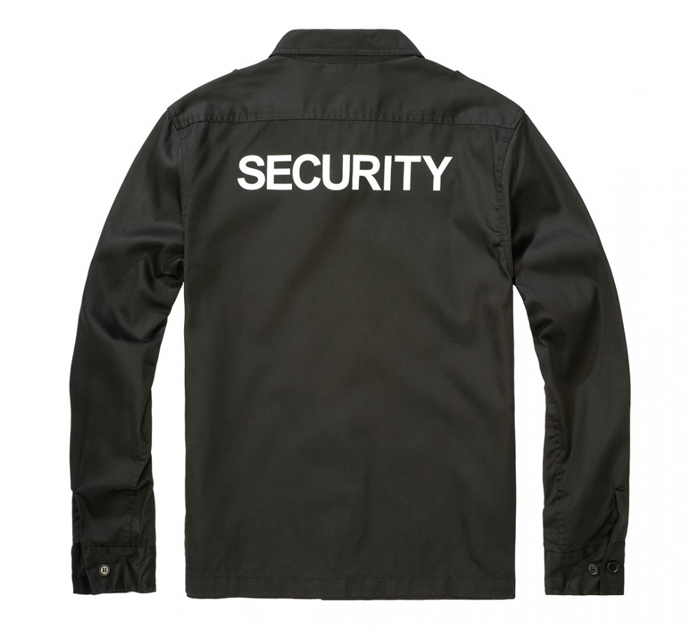 Security US Shirt Long Sleeve black