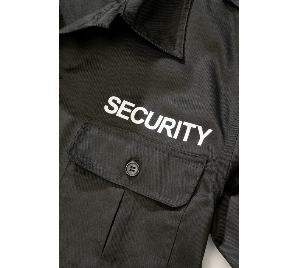 Security US Shirt Long Sleeve black