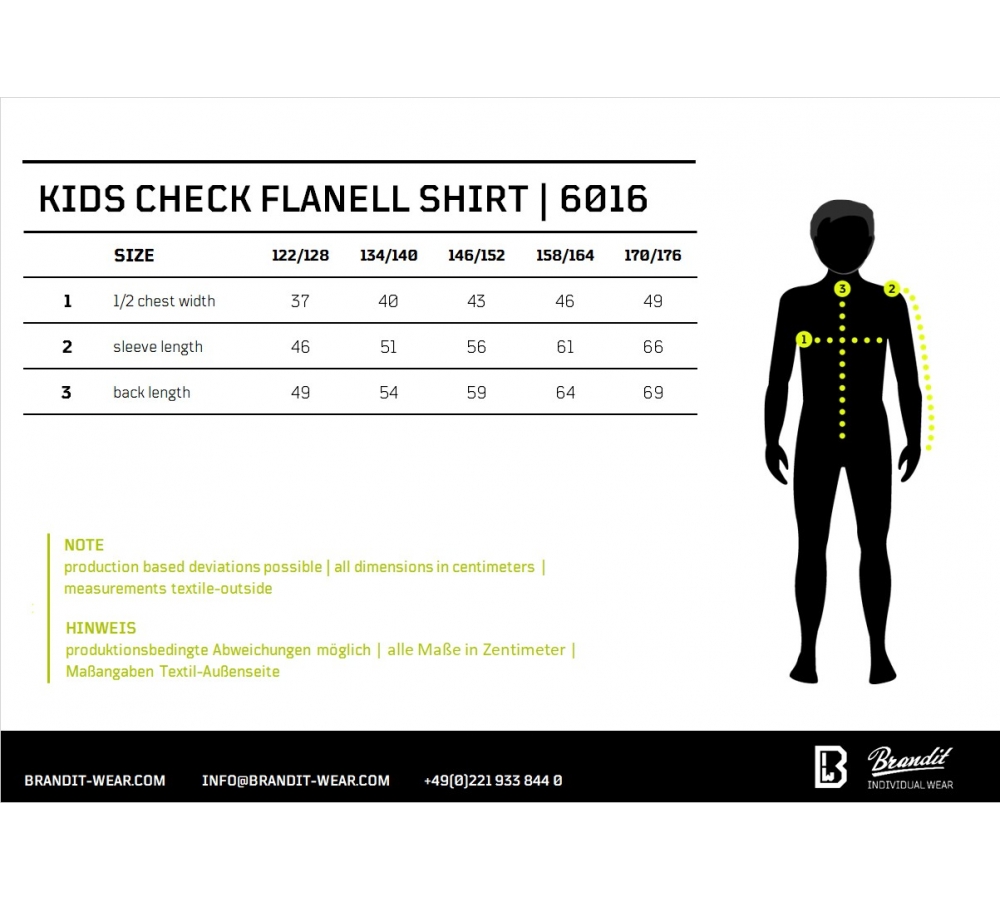 Kids Check Shirt Long Sleeve