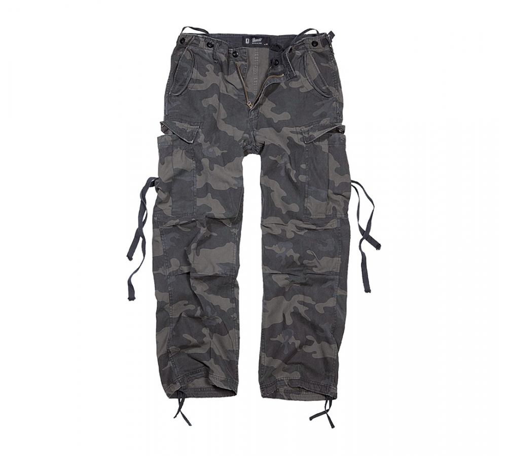 M65 Vintage Pantolon koyu kamuflaj