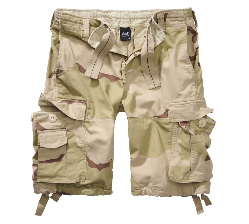 Short Vintage désert trois couleurs