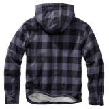 Lumber Jacket Hooded black/grey