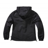 Women Summer Frontzip Windbreaker schwarz