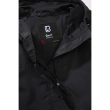 Women Summer Frontzip Windbreaker schwarz