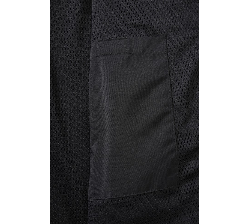 Women Summer Frontzip Windbreaker schwarz