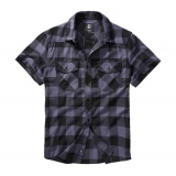 Check Shirt Short Sleeve black/grey