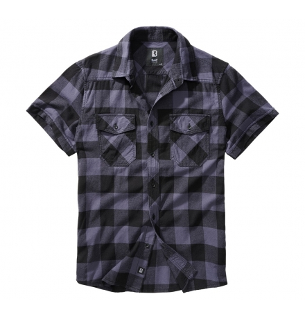 Check Shirt Short Sleeve black/grey